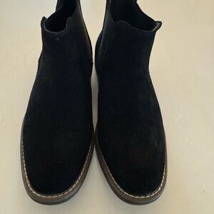 Men's Black Suede Boots - Never Worn!
